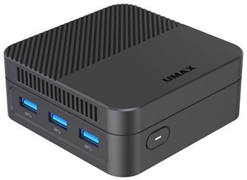 UMAX Mini PC U-Box N15 Plus/ N150/ 8GB/ 256GB SSD/ 2x HDMI/ DP/ 3x USB 3.0/ BT/ Wi-Fi/ 2x LAN/ W11 Pro