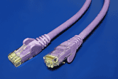 UTP patchkabel kat. 5e, 1,5m, fialový