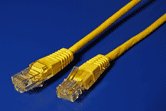 UTP patchkabel kat. 5e, 20m, žlutý