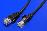 UTP patchkabel kat. 5e, 3m, černý