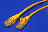 UTP patchkabel kat. 5e, 3m, žlutý