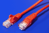 UTP patchkabel kat. 5e, 5m, červený