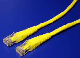 UTP patchkabel kat. 6, 0,5m, žlutý