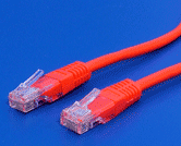 UTP patchkabel kat. 6, 1,5m, červený