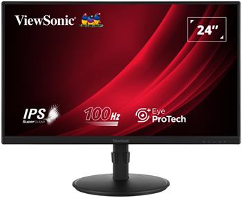 ViewSonic VA2408-HDJ / 23,8"/ IPS/ 16:9/ 1920x1080/ 1ms/ 100Hz/ 250cd/m2/ HDMI / VGA / DP / výšk. nast.