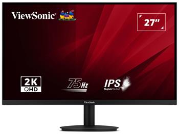 ViewSonic VA2708-2K-HD-2 27" 16:9 (27") 2560 x 1440 SuperClear® IPS Monitor 75Hz with 2 HDMI, DisplayPort