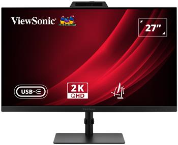 ViewSonic VG2741V-2K 27" QHD SuperClear® IPS/120Hz/ HDMI, DP, 5MP Webcam, microphone, USB, USB-C 15W, repro