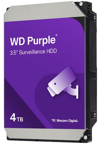WD Purple/4TB/HDD/3.5"/SATA/5400 RPM/Fialová/3R
