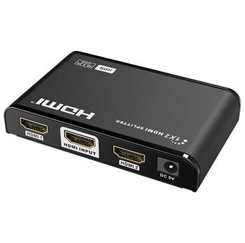 XtendLan HDMI distribucní rozbocovac, 1 vstup / 2 výstupy, 4k@60Hz