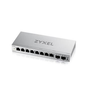 Zyxel GS1200-10 v3, 8 Port Gigabit, 2 x SFP webmanaged Desktop Switch