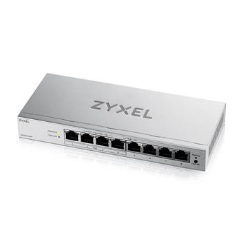 Zyxel GS1200-8HP v3, 8 Port Gigabit PoE+ webmanaged Desktop Switch, 4x PoE, 68 Watt