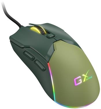 GENIUS GX GAMING Scorpion M700 Army Green/ drátová/ RGB podsvícení/ 800-7200 dpi/ USB/ 6tlačítek/ zelená