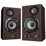 GENIUS repro SP-HF1812BT Dark Brown/ 2.0/ 50W/ Bluetooth 5.3/ dřevěné/ barva tmavé dřevo