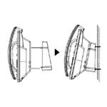 Grandstream držák pro montáž na zeď pro GRP2612x/2613