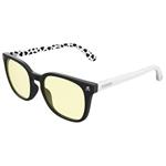 GUNNAR kancelářske/herní brýle  MOZZARELLA ONYX/LATTE jantarová skla BLF 65 GUNNAR focus