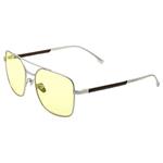 GUNNAR kancelářske/herní brýle  WITCHER WHITE WOLF STEEL/UMBER  jantarová skla BLF 65 GUNNAR focus