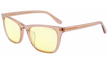 GUNNAR kancelářske/herní dioptrické brýle TINDRA READER ROSE LATTE * jantarová skla * BLF 65 * dioptrie +2