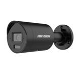 Hikvision 4MPix IP Bullet Smart Hybrid Light AcuSense kamera; LED/IR 40m, mikrofon, IP67, černá
