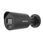 Hikvision 4MPix IP Bullet Smart Hybrid Light AcuSense kamera; LED/IR 40m, WDR 130dB, IP67, blikač, černá 