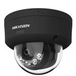 Hikvision 4MPix IP Dome Hybrid ColorVu AcuSense kamera; LED/IR 30m,WDR 130dB,Audio,Alarm,IP67,IK10, černá