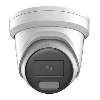 Hikvision 4MPix IP Turret Hybrid ColorVu AcuSense kamera; LED/IR 30m, WDR 130dB,audio, alarm, IP67, blikač