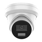 Hikvision 8MPix IP Turret Smart Hybrid Light AcuSense kamera; LED/IR 30m, mikrofon, IP67