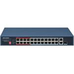 Hikvision DS-3E0326P-E/M(C) - Switch 24x 100 TX PoE, 1 Gb RJ45 port, 1 Gb combo port; 230W