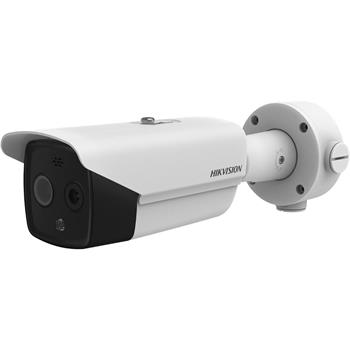 Hikvision IP Bullet termo- optická kamera; IR 40m, Audio, Alarm, objektiv 6,2mm