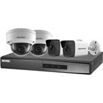 Hikvision Sada 4 kamer 2Mpix (2x Dome + 2x Bullet) a NVR s podporou POE