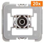 Homematic IP  Adaptér Gira 55, set 20ks - EQ3-ADA-G55-20