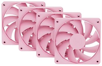 HYTE ventilátor 120mm PWM / barva Strawberry Milk / 1500rpm / 72CFM / ABS / 4-pin / sada 4x ventilátor