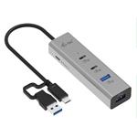 i-tec Universal Charging Metal HUB 2x USB-C + 2x USB-A Port, PD 85W