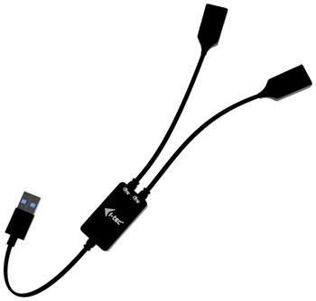 i-tec USB-A Cable HUB 2 port (2x USB-A)