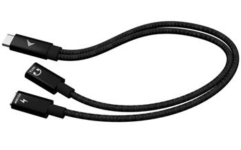 i-tec USB-C Cable Splitter Audio/Data, Power Delivery 100W