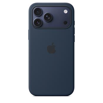 iPhone 17 Pro Max Silicone Case with MS–Midnight