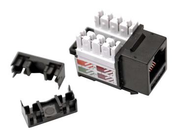 Keystone LEXI net Cat 5e UTP DUAL + oko černý