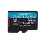 Kingston Canvas Go Plus A2/Micro SDXC/64GB/UHS-I U3 / Class 10