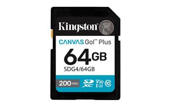 Kingston Canvas Go Plus/SDXC/64GB/UHS-I U3 / Class 10