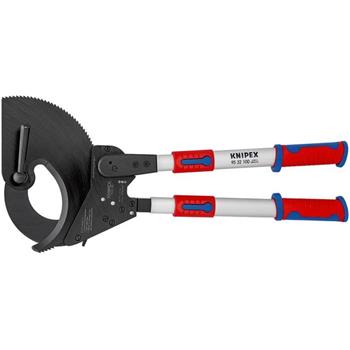 Knipex, Nůžky na kabely s teleskopickými rukojeťmi- ráčnové