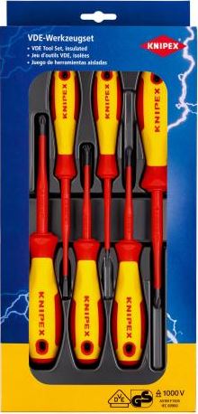 Knipex, Sada šroubováků VDE Drážka / Phillips® / Pozidriv®