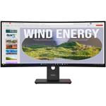 Lenovo T34WD-40/ 34" VA, prohnutý/ 3440x1440/ 21:9/ 300cd/m2cmd/ 3000:1/ 4ms/ HDMI/ DP/ USB/ RJ45/ VESA/ černý