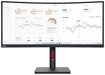 Lenovo ThinkVision/T34w-30/34"/VA/3440x1440/60Hz/6ms/Black/3R