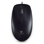 Logitech B100/Kancelářská/Optická/800 DPI/Drátová USB/Černá