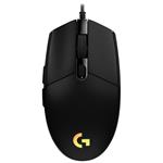 Logitech herní myš G203 LIGHTSYNC/ optická/ 6 tlačítek/ 8000dpi/ USB/ černá