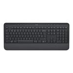 Logitech K650/Bezdrátová USB + Bluetooth/CZ-SK layout/Černá