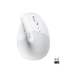 LOGITECH Lift For Business/Ergonomická/Optická/Pro praváky/4 000 DPI/USB+BT/Bílá