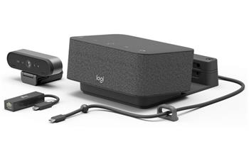 Logitech Logi Dock Focus Room Kit - Souprava pro video konference, černá