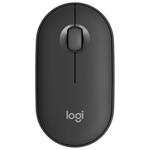 Logitech Pebble Mouse 2 M350s/Cestovní/Optická/4 000 DPI/Bezdrátová Bluetooth/Grafitová