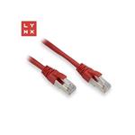 LYNX FTP patch kabel Cat5e PVC, CCA, 0,3m, červený (balení obsahuje 10ks)