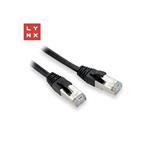 LYNX FTP patch kabel Cat5e PVC, CCA, 3m, černý